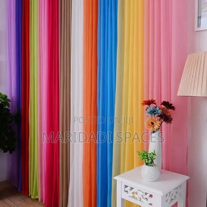 High Quality Coloured Sheers - Heavy Sheers Transparent