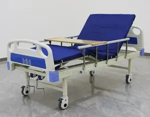 Recommended Homecare Double Crank Bed With Matress, Feeding Table, Iv