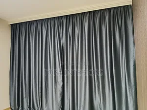 Dark Grey Blackout Curtains for Bedroom Privacy