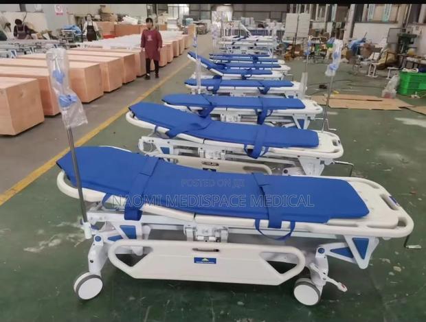 Strong, Comfortable, Durable ABS Patient Stretcher-Height Adjustable - main view