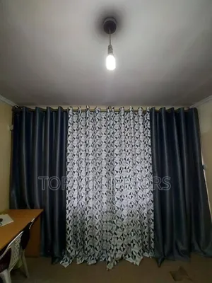 Black Themed Curtains With Rings