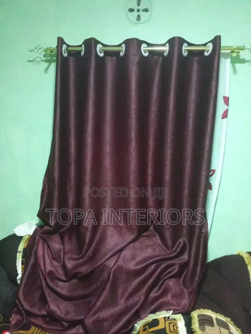 Chocolate Brown Window Curtains With Rings
