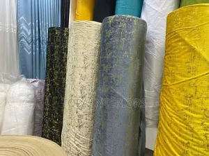 Velvet Curtains Inclusive of Stitching and Rings Per Linear Metre