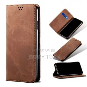 Premium Flip Wallet Leather Case for OPPO A3S Stylish Book Cover With