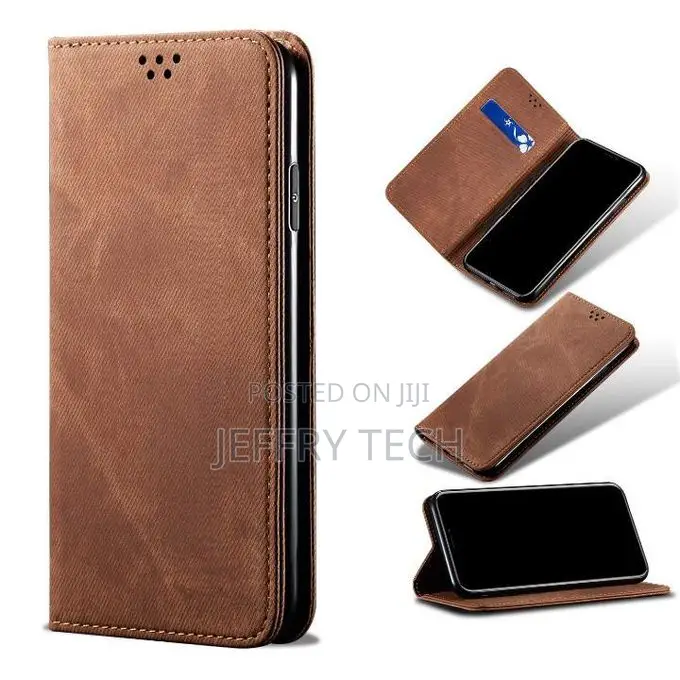Premium Flip Wallet Leather Case for OPPO A3S Stylish Book Cover With