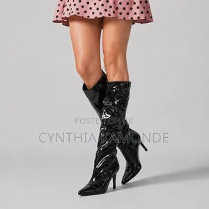 Knee High Slouchy Stiletto Boots