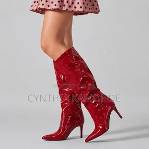 Knee High Slouchy Stiletto Boots