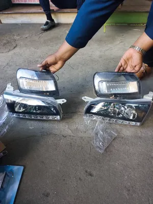 Aftermarket Crystal Smoked Headlights Full Set for Toyota Corolla 110