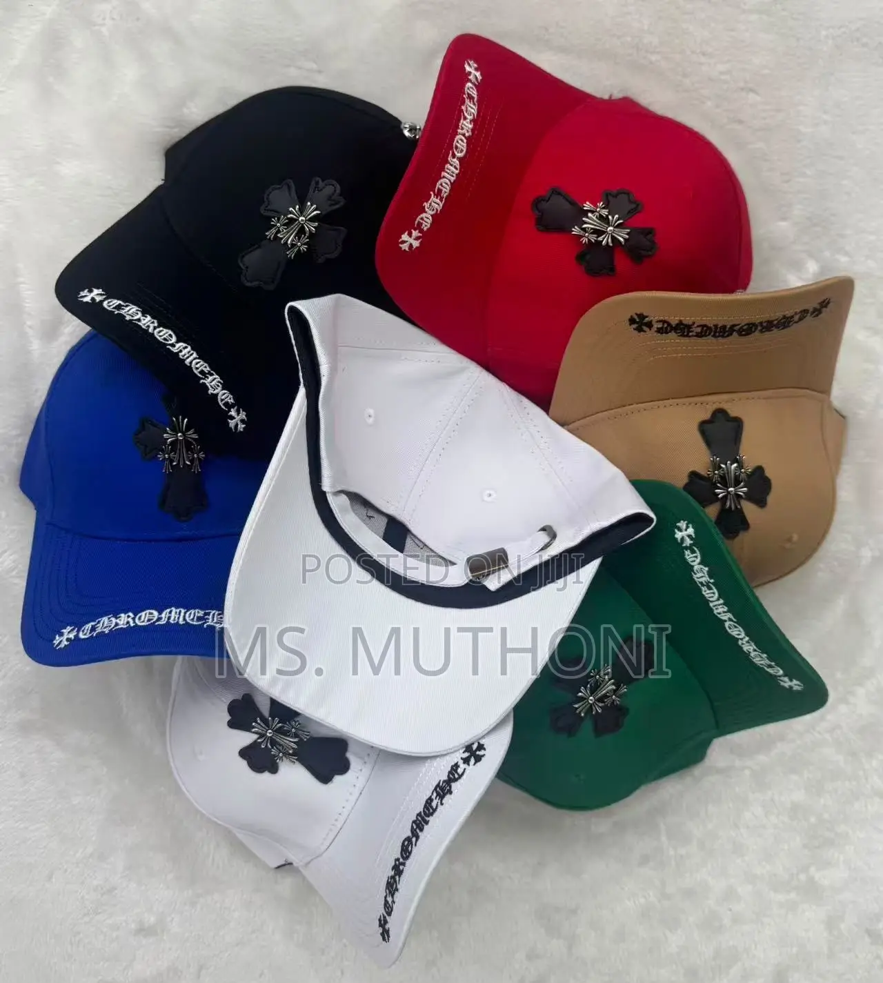 Chrome Hearts Cross Patch Hat