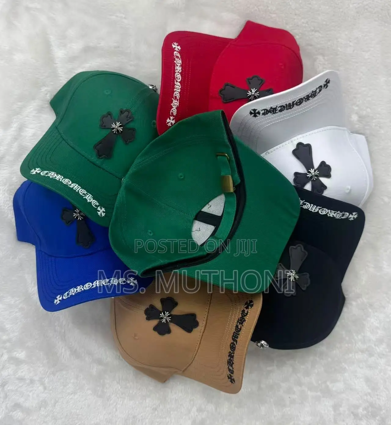 Chrome Hearts Cross Patch Hat