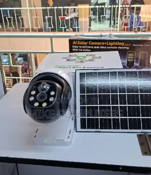 V380 Solar PTZ 4G Outdoor Security Camera Single Lens