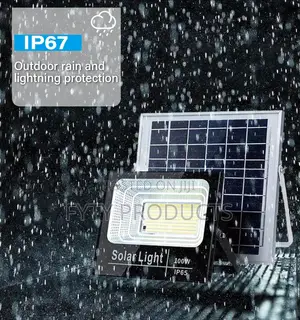 400/600w Solar Floodlight With Motion Sensor
