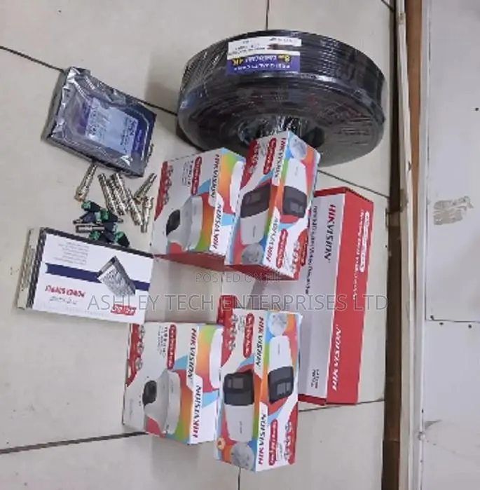 Hikvision 4 Camera CCTV Full Kit – HD Video 2-Way Audio