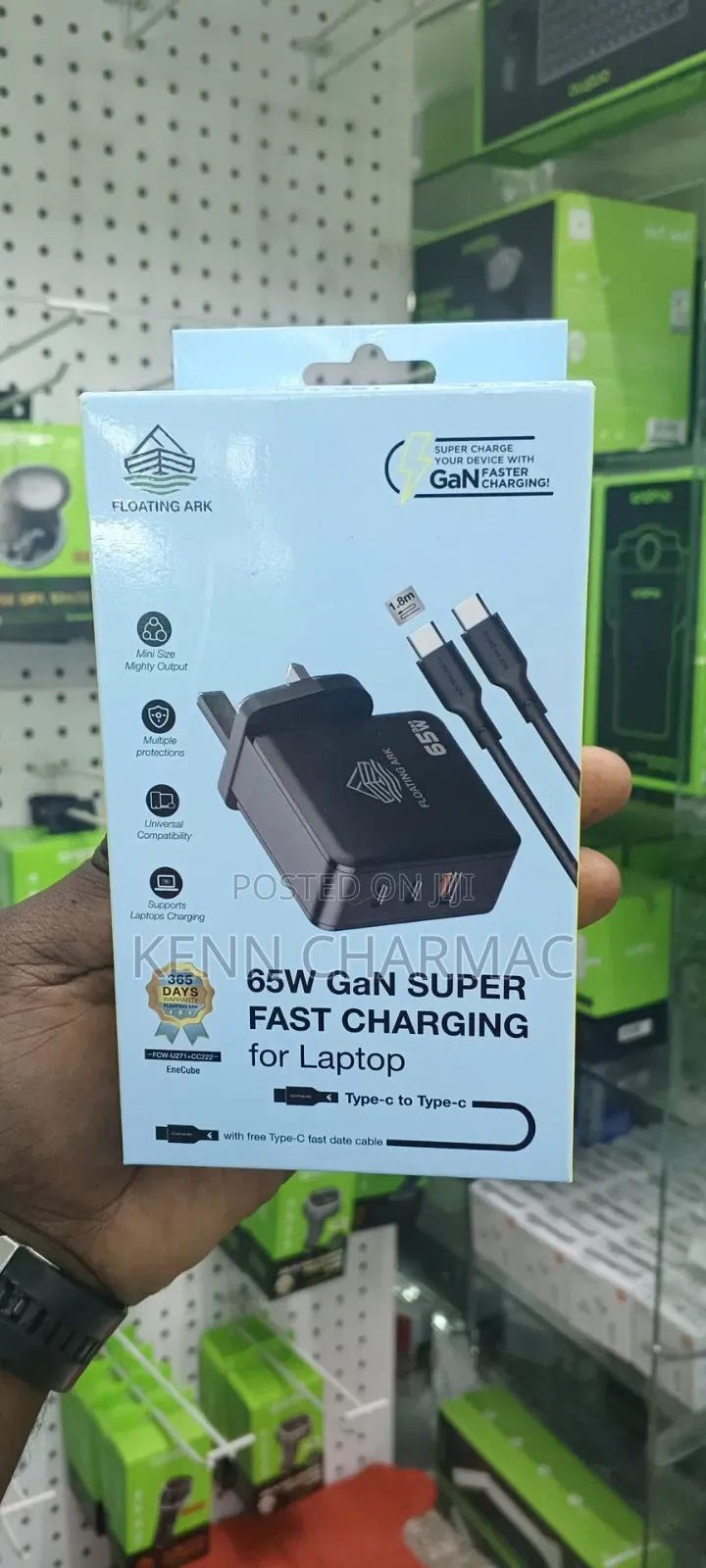Floating Arc 65w Gan Super Fast Charging