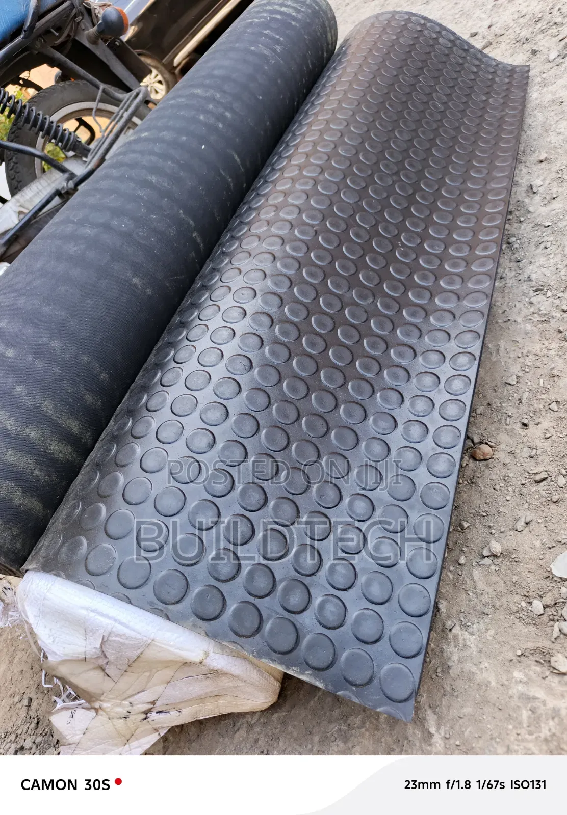 4mm Heavy Duty Coin Rubber Mat Roll