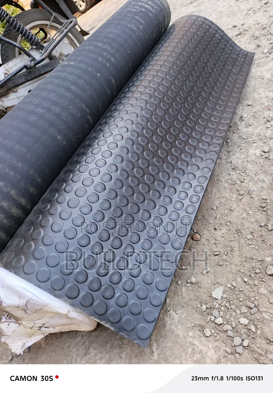4mm Rubber Coin Mat – Industrial Commercial