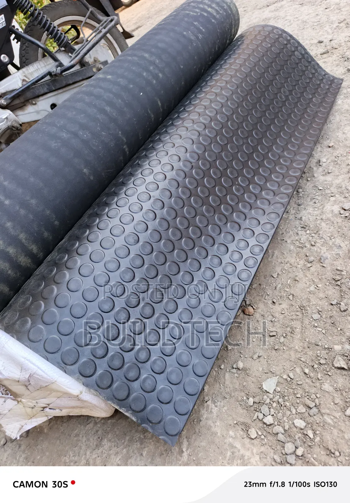 4mm Rubber Coin Mat – Industrial Commercial