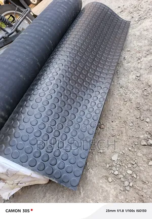 4mm Coin Pattern Rubber Mat – Heavy Duty