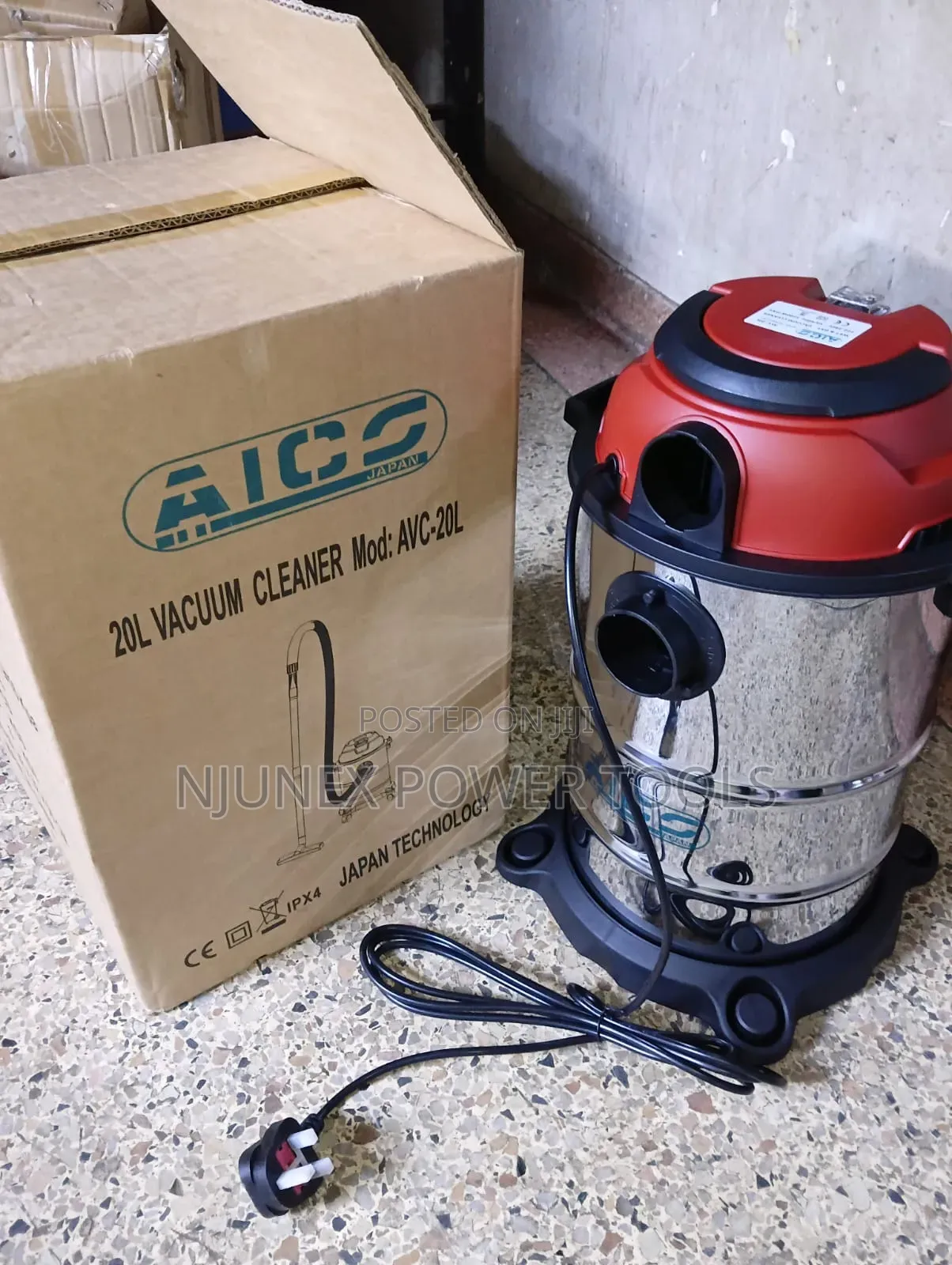 AICO 20L Wet and Dry Vacuum Cleaner (Model: AVC-20L) Featuring A
