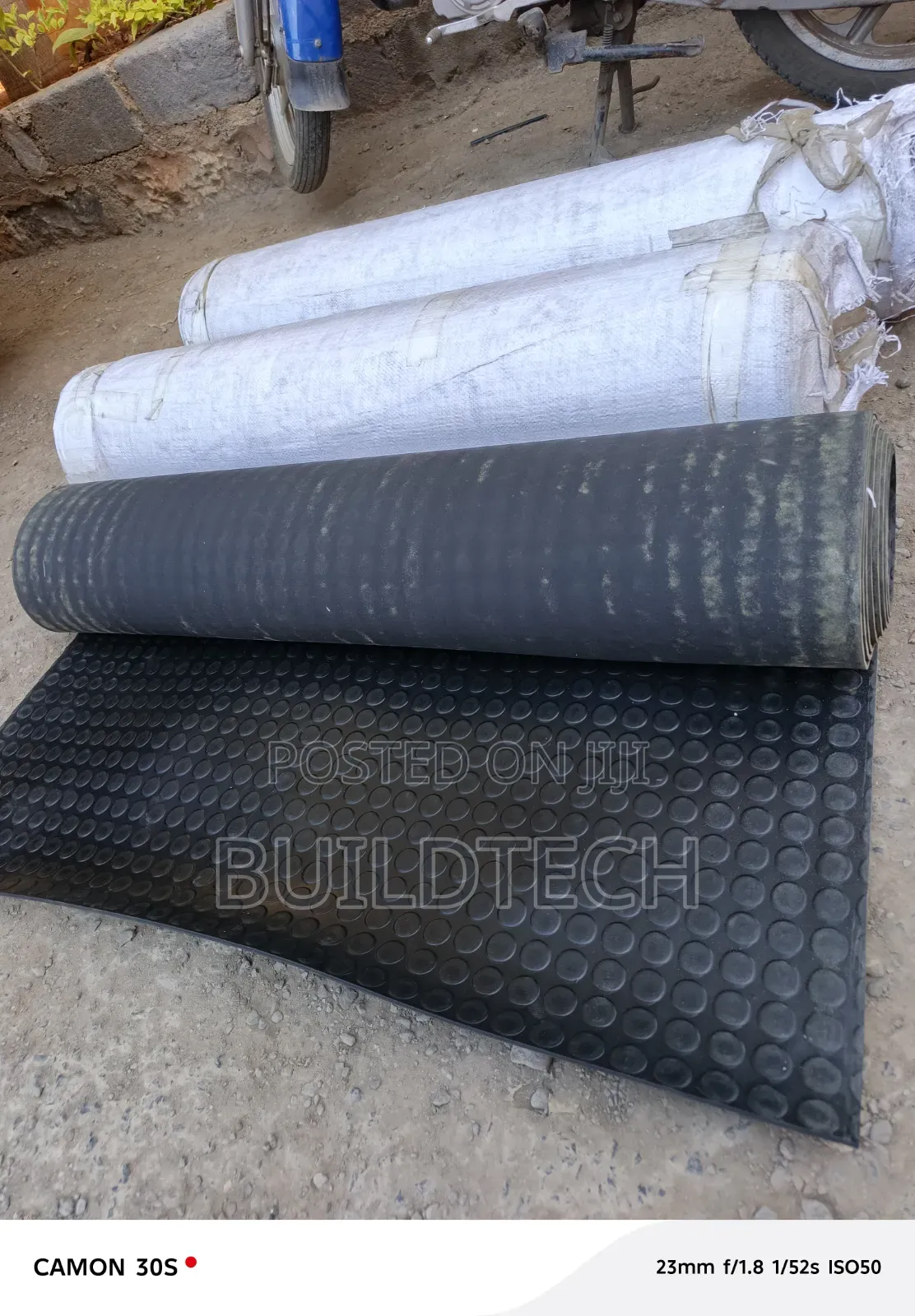 4mm Anti-Slip Rubber Coin Mat