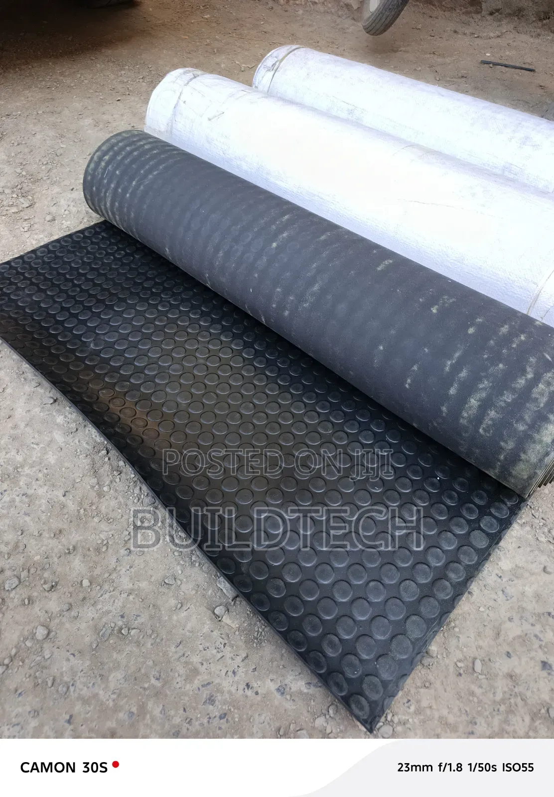 4mm Durable Rubber Floor Coin Mat