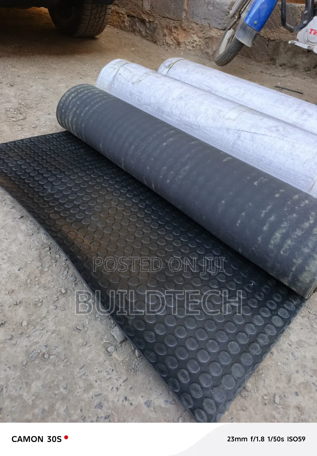 4mm Durable Rubber Floor Coin Mat