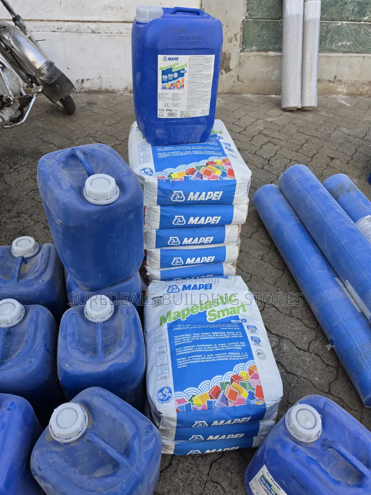 Mapei Mapelastic Smart (Cementitious Waterproofing Mortar) .