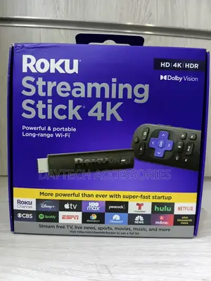 Roku Streaming Stick 4K - HDR Dolby Vision Streaming Device.