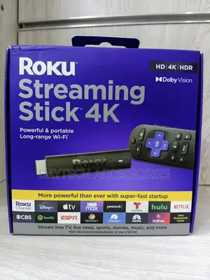 Roku Streaming Stick 4K - HDR Dolby Vision Streaming Device.