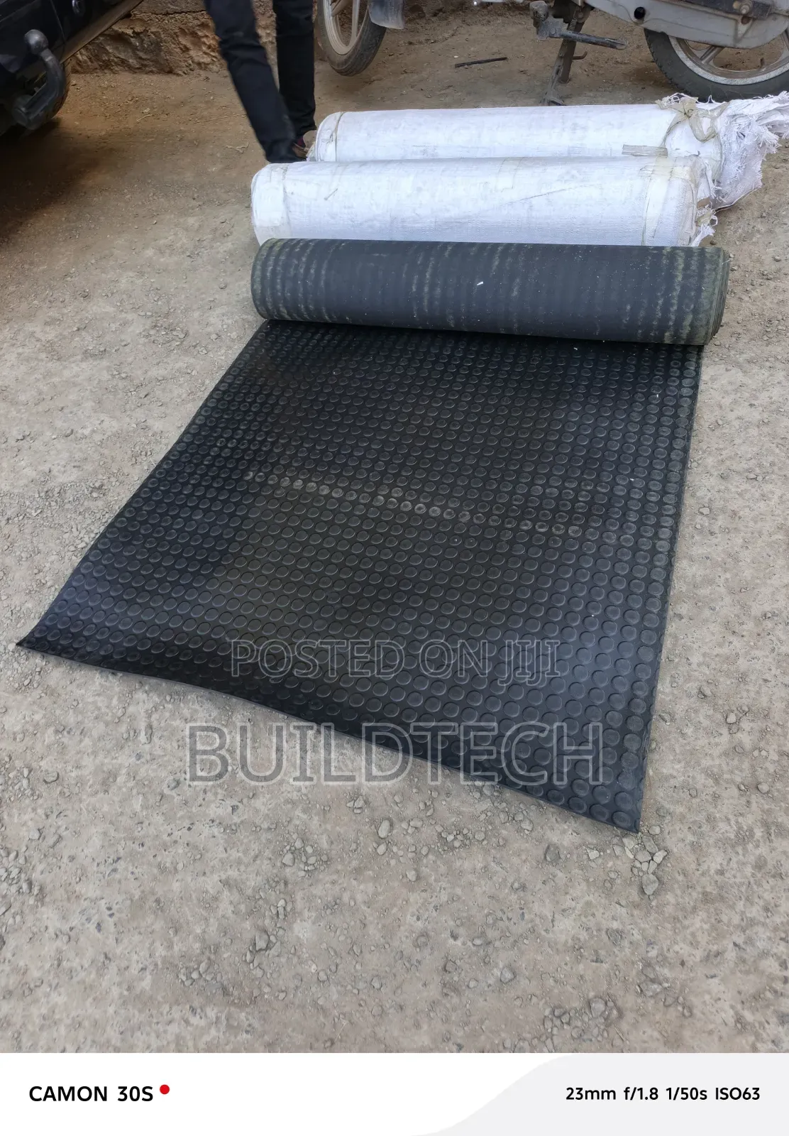 4mm Heavy Duty Rubber Mat – Coin Design