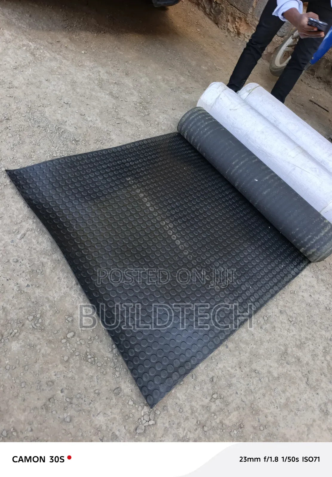 4mm Heavy Duty Rubber Mat – Coin Design