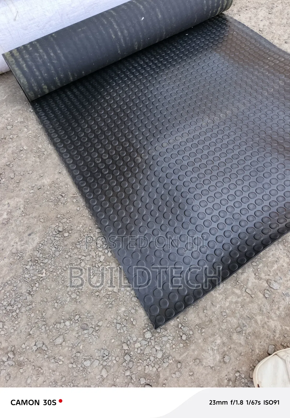 PVC Coin Rubber Coin Mat 5mm Thick