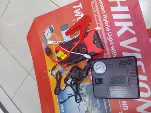 Rechargeable Vehicle Jump Starter Kit With Portable Air Compressor