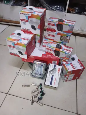 Hikvision 8CH CCTV Kit | 4 Dome + 4 Bullet | Full Color + Siren