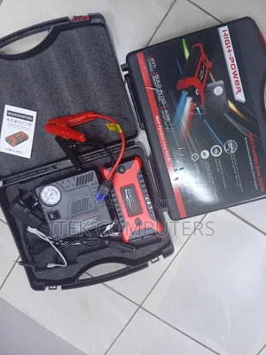 All-in-One Portable Car Jump Starter and Air Pump System