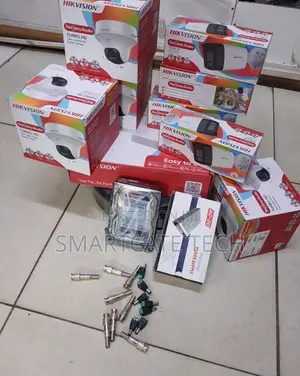 Hikvision 8CH Full Color CCTV | 4 Dome 4 Bullet Cameras + Siren