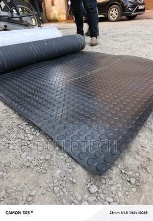 Anti-Skid Coin Mat/ Round Stunded Rubber Mat