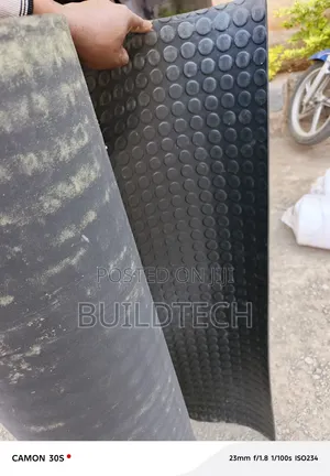 Anti-Skid Coin Mat/ Round Stunded Rubber Mat