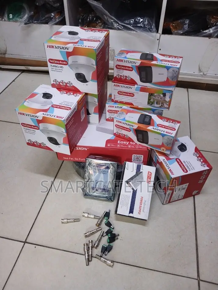 Hikvision 8CH CCTV Security Kit | 4 Dome + 4 Bullet | Full Color