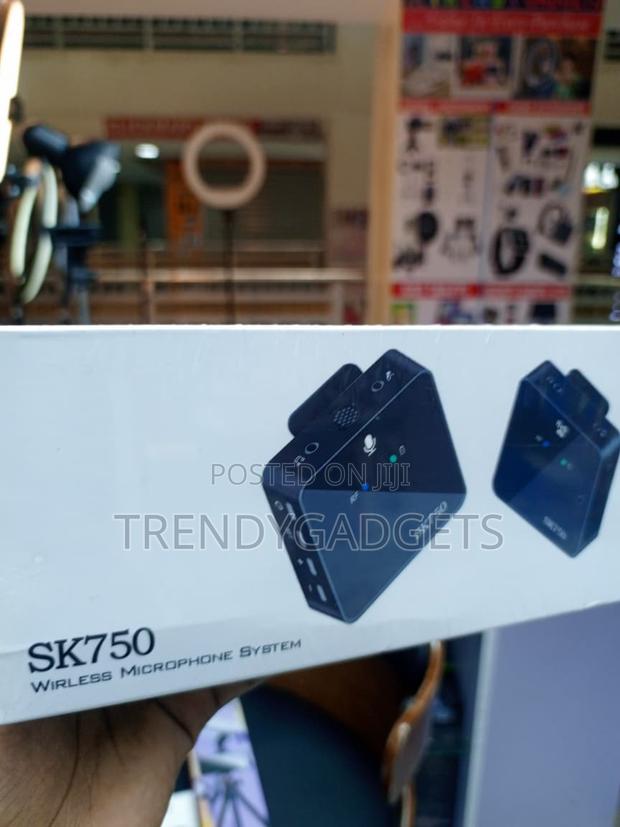 SK750 Wireless Lavalier Microphone for Phone Camera Vlogging - thumbnail 2