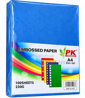 A4 Premium Embossed Paper – 230gsm | 100 Sheets
