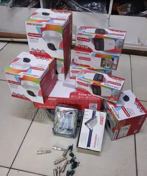 Hikvision 8CH Smart CCTV System | 4 Dome + 4 Bullet + Two-Way Talk