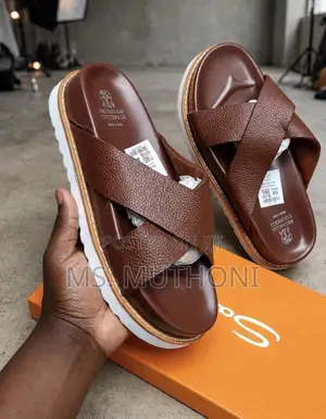 Quality Gent Brunello Sandals Size 40-45