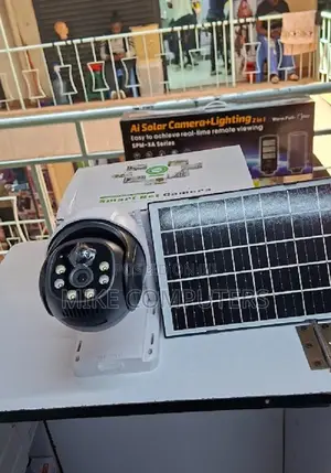 4G SIM Solar CCTV Camera V380 PTZ Single Cameraoutdoor Wifi Free