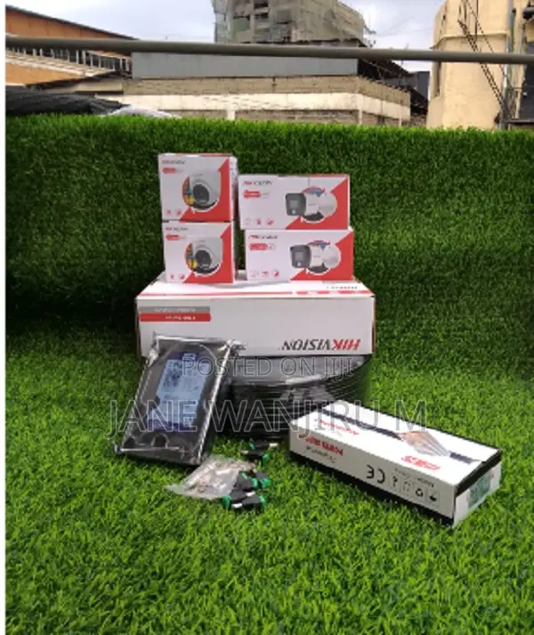 Hikvision 2MP 4 Camera Smart Hybrid CCTV Full Kit