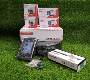 4 Hikvision 2MP Smart Hybrid CCTV Cameras Complete Kit