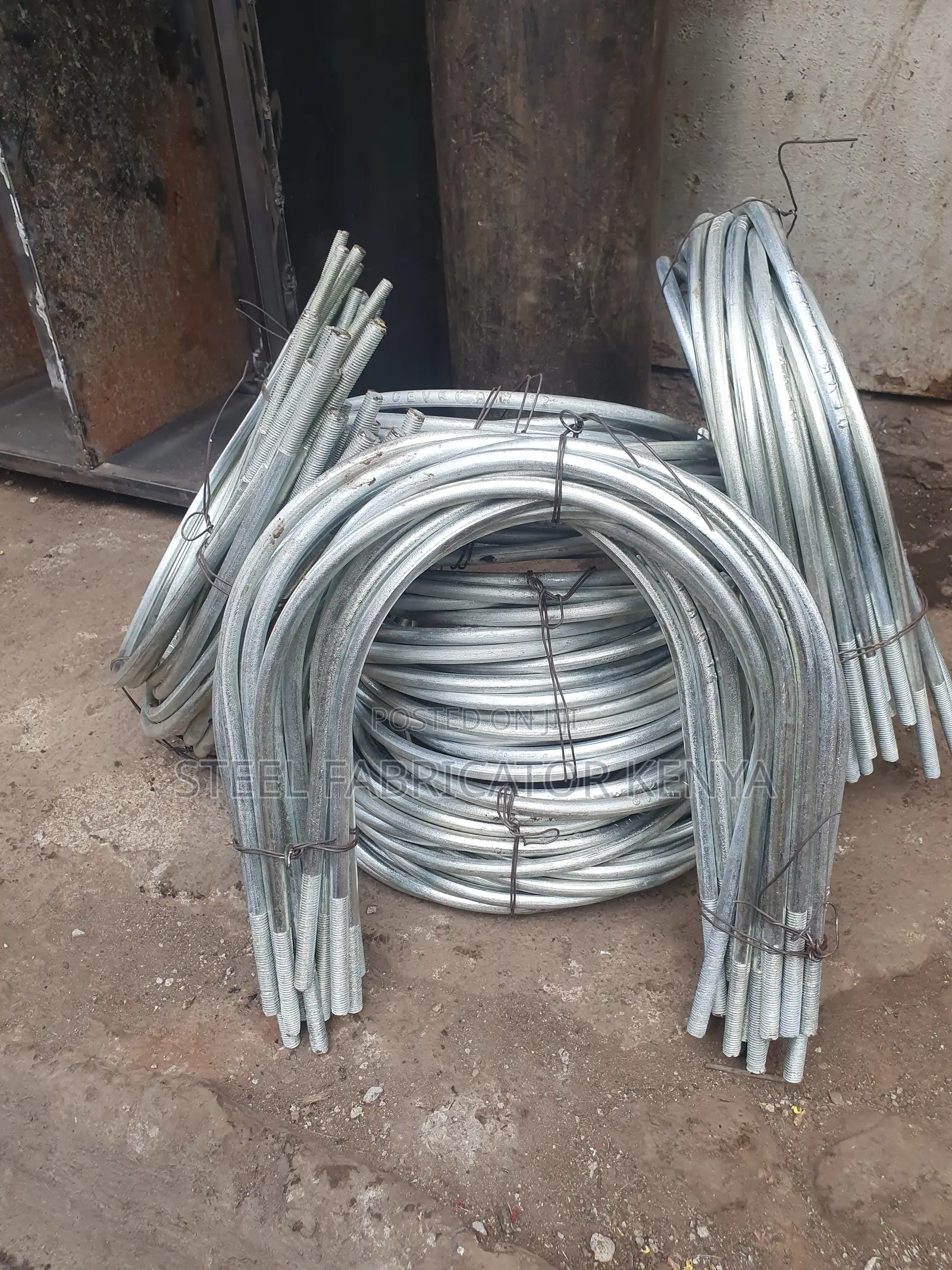 U-Bolt M12 × 800 Mm Galvanized – Pipe Mounting