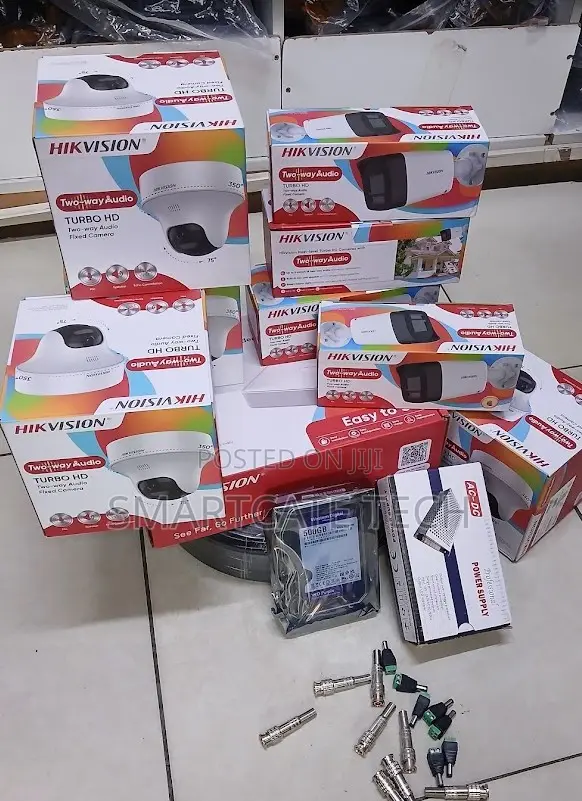 Hikvision 8 Camera CCTV Security Kit – Full Color, Audio Siren