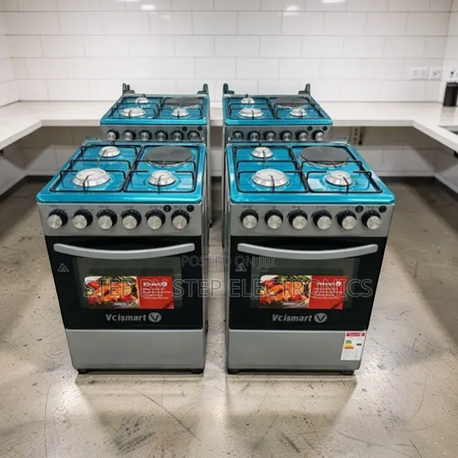 Heat Resistant 3 Gas Burners +1 Electric Free Standing Cookers