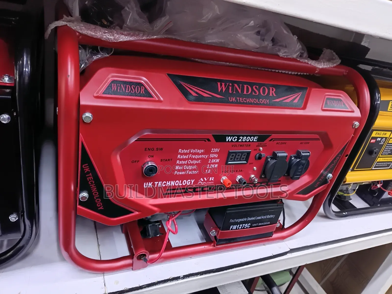 3kva Windsor 2.2kW Single Phase Petrol Generator